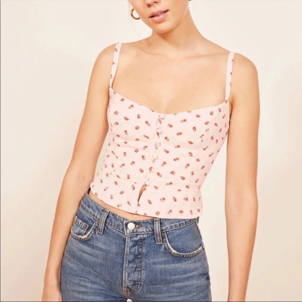 Brand New Reformation Adela Top